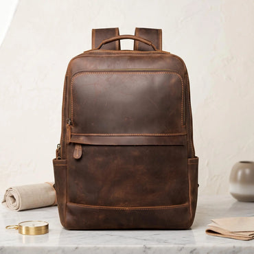 Handcrafted Full Grain Leather Backpack | TAKEKO LEATHER