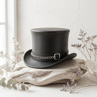 Take Center Stage: The Ultimate Steampunk Leather Top Hat
