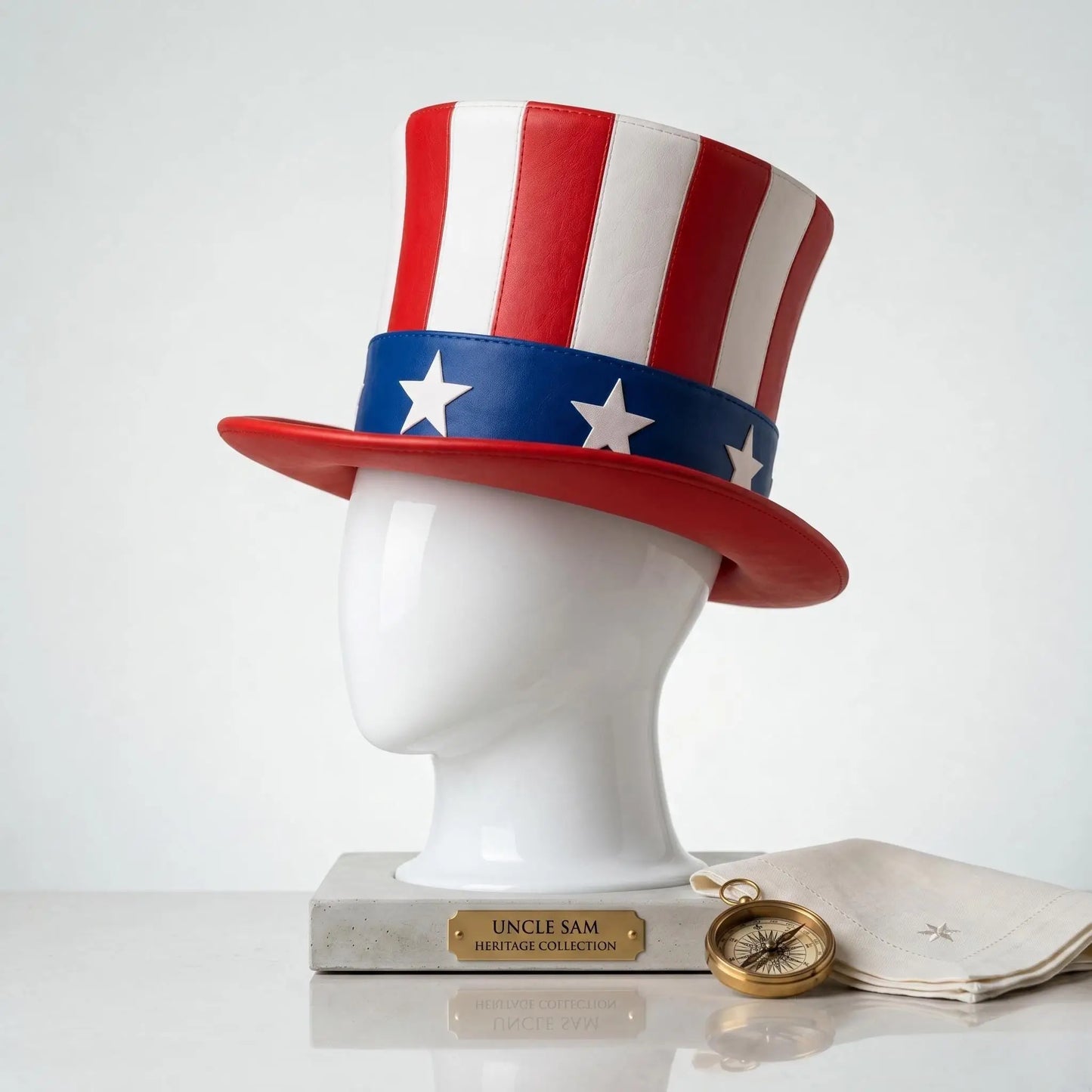 Celebrate Freedom The Ultimate Uncle Sam Patriotic Leather Top Hat