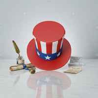 Celebrate Freedom The Ultimate Uncle Sam Patriotic Leather Top Hat