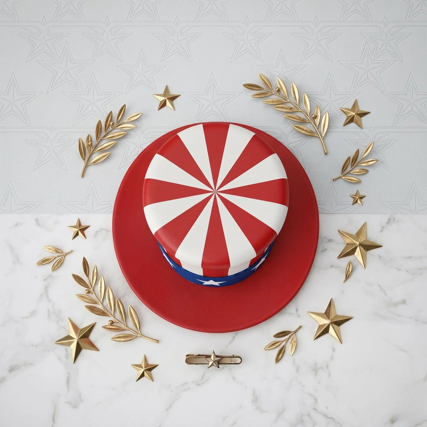 Celebrate Freedom The Ultimate Uncle Sam Patriotic Leather Top Hat