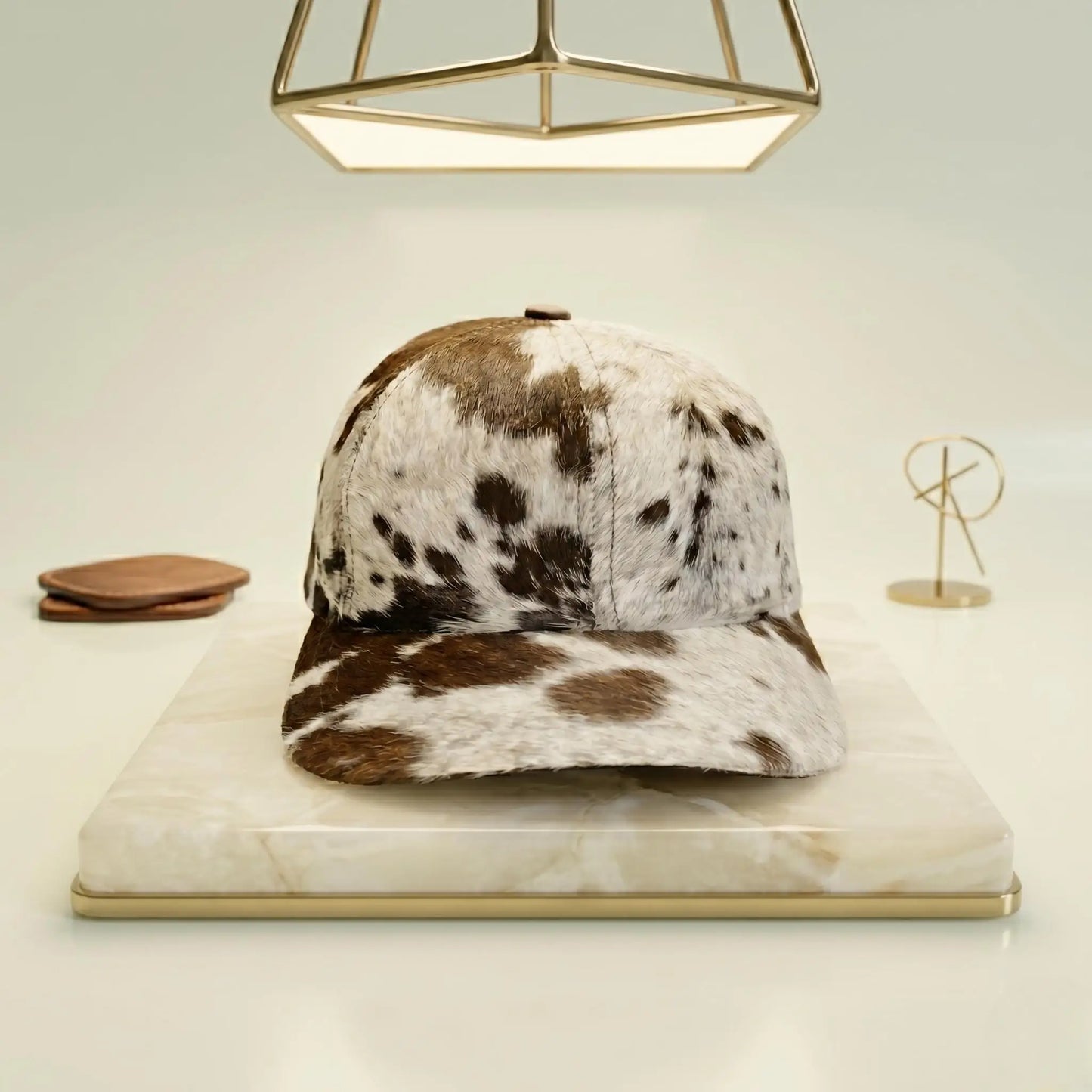 Stand Out in Style Handcrafted Genuine Cowhide Leather Baseball Cap