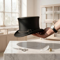 Take Center Stage: The Ultimate Steampunk Leather Top Hat