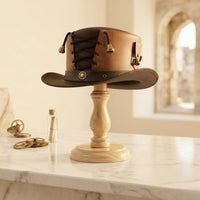Meet the Ultimate Leather Steampunk Top Hat