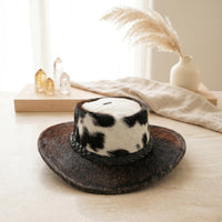 Stand Out in Style with the Genuine Cowhide Leather Cowboy Hat