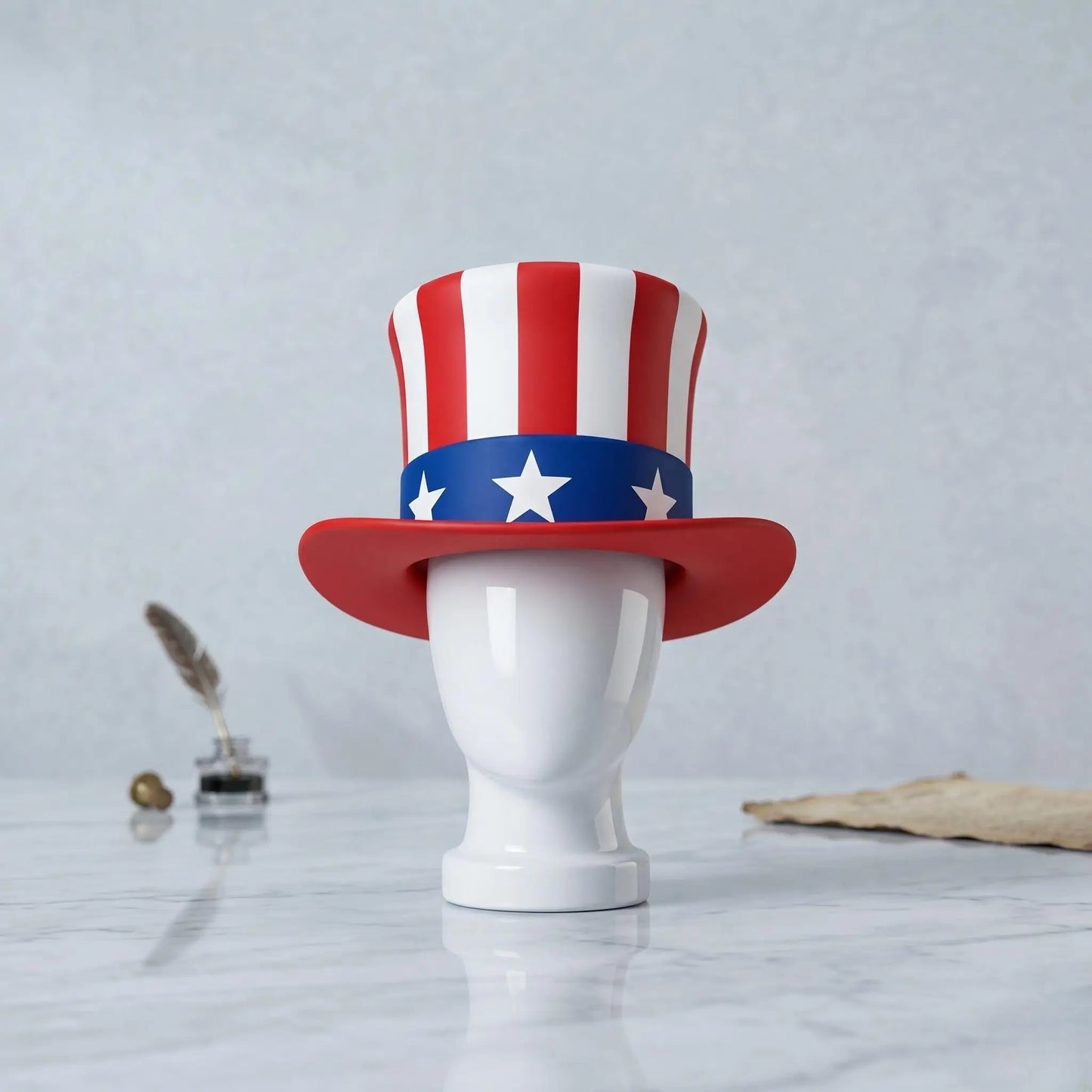 Celebrate Freedom The Ultimate Uncle Sam Patriotic Leather Top Hat