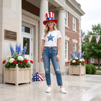 Celebrate Freedom The Ultimate Uncle Sam Patriotic Leather Top Hat