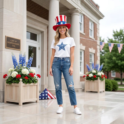 Celebrate Freedom The Ultimate Uncle Sam Patriotic Leather Top Hat