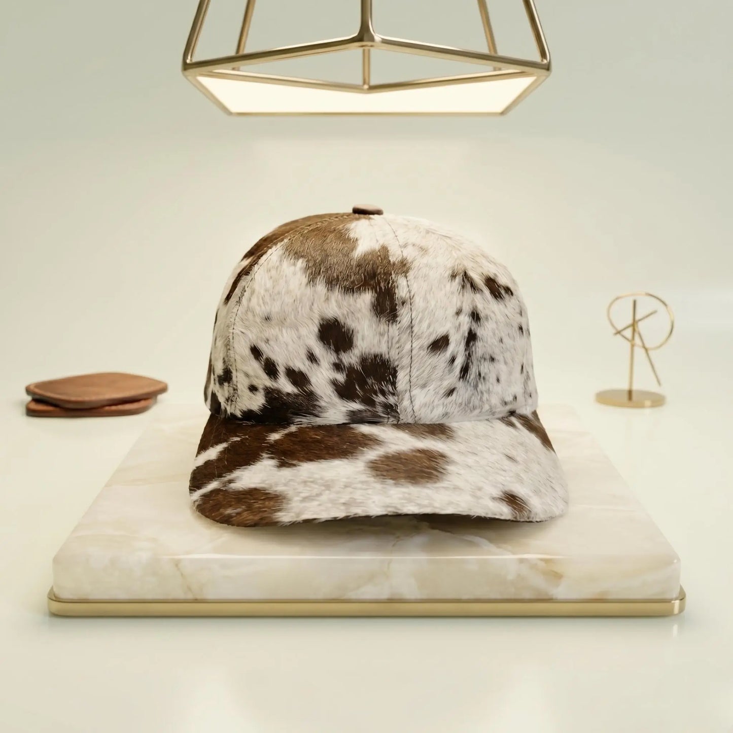 Stand Out in Style Handcrafted Genuine Cowhide Leather Baseball Cap