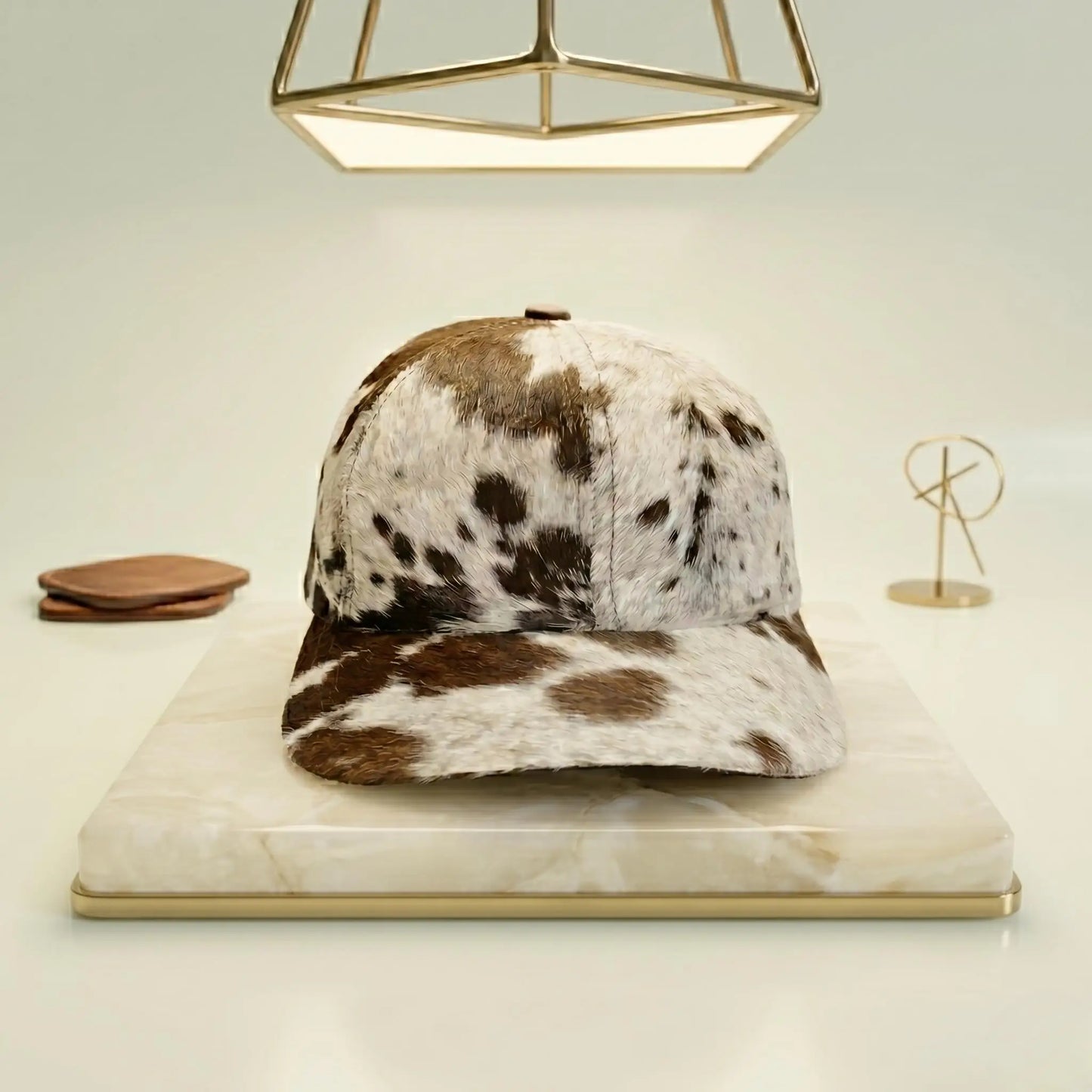 Stand Out in Style Handcrafted Genuine Cowhide Leather Baseball Cap