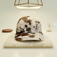 Stand Out in Style Handcrafted Genuine Cowhide Leather Baseball Cap