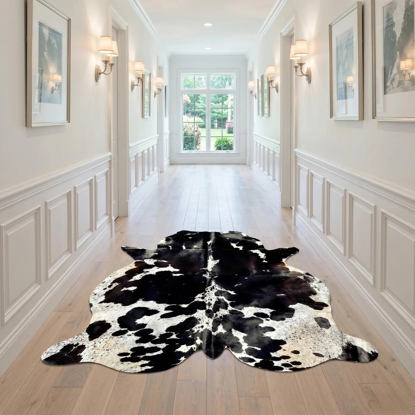 Genuine Natural Hair On Cowhide Rug – Unique & Authentic