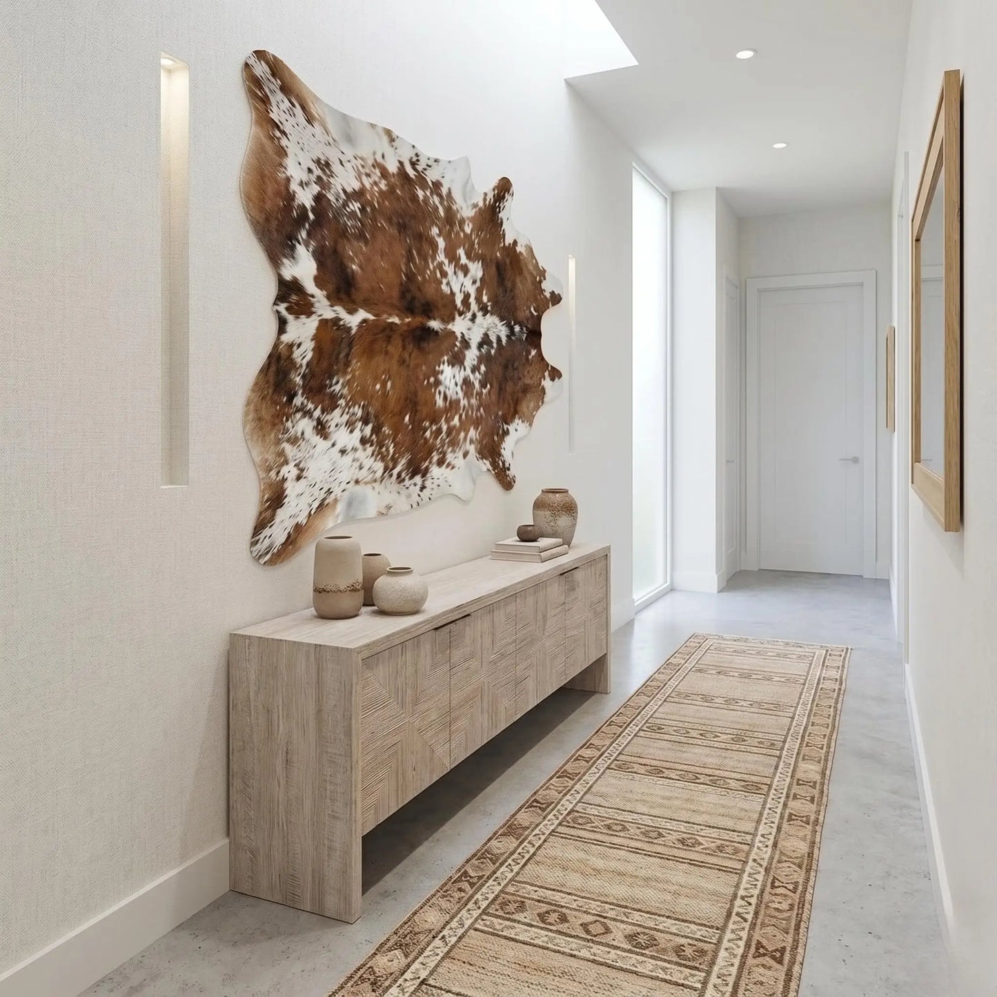Genuine Natural Hair On Cowhide Rug — One-of-a-Kind Home Decor