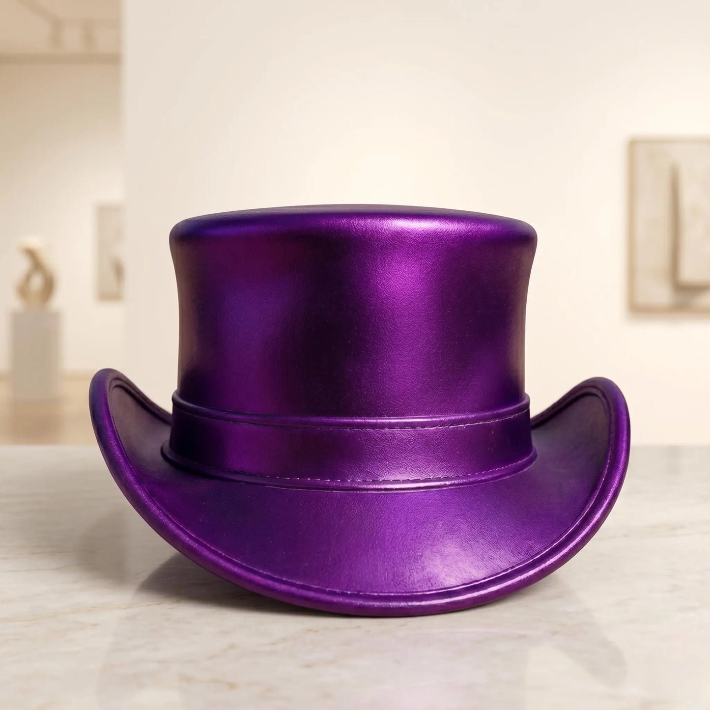 Metallic Green Steampunk Top Hat – Deluxe St. Patrick's Day & Cosplay Costume Accessory