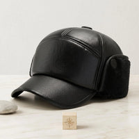 Unrivaled Warmth, Timeless Style: The Ultimate Black Leather Aviator Hat