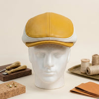 Leather Flat Cap – Vintage Driving & Ivy Style Hat
