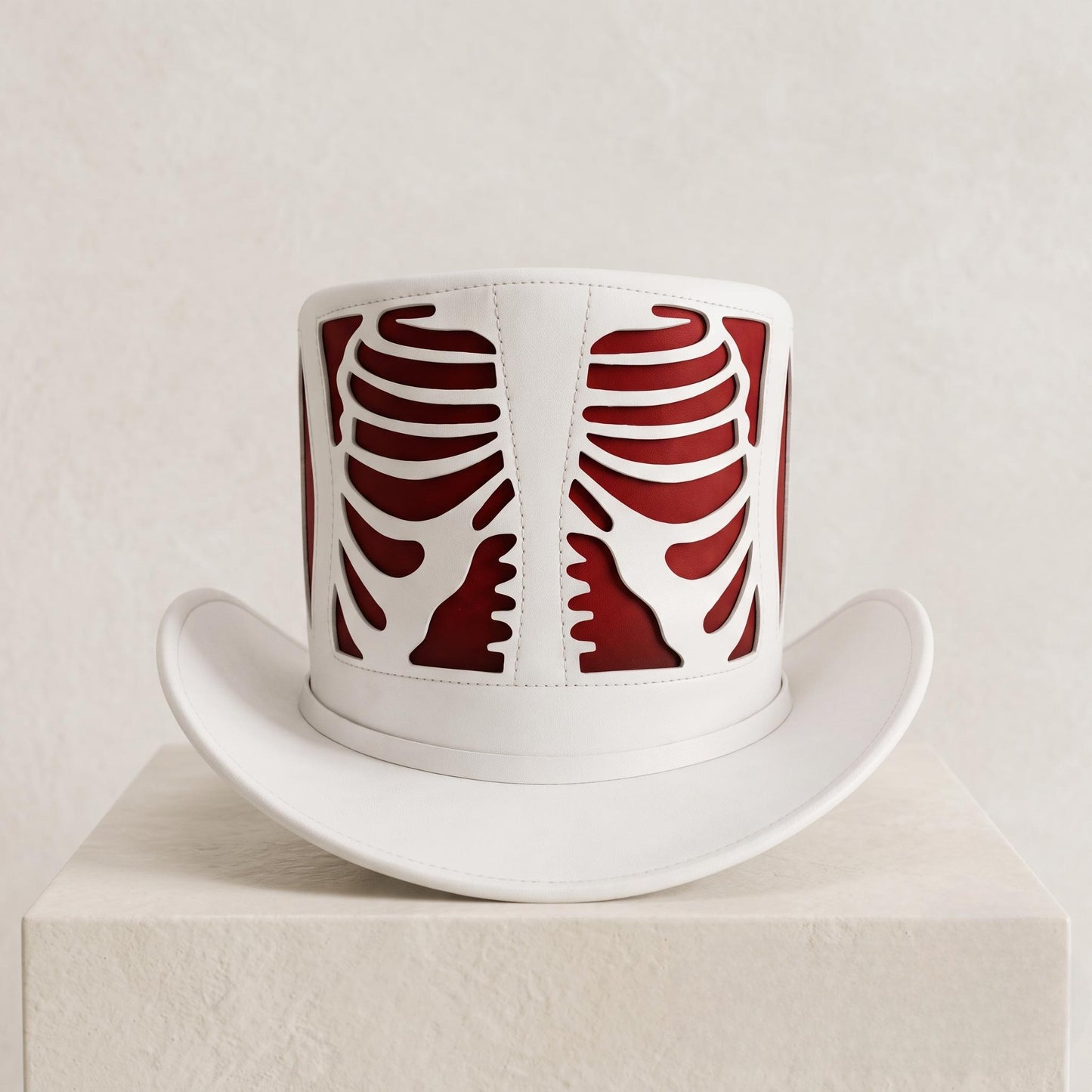 Skeleton Rib Cage Cowboy Hat – Gothic Western Statement Piece