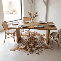 Authentic Natural Tricolor Hair On Cowhide Rug – Western & Rustic Home Decor