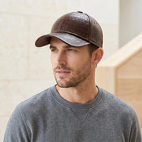 Crocodile-Embossed Leather Baseball Cap – Luxury Unisex Streetwear