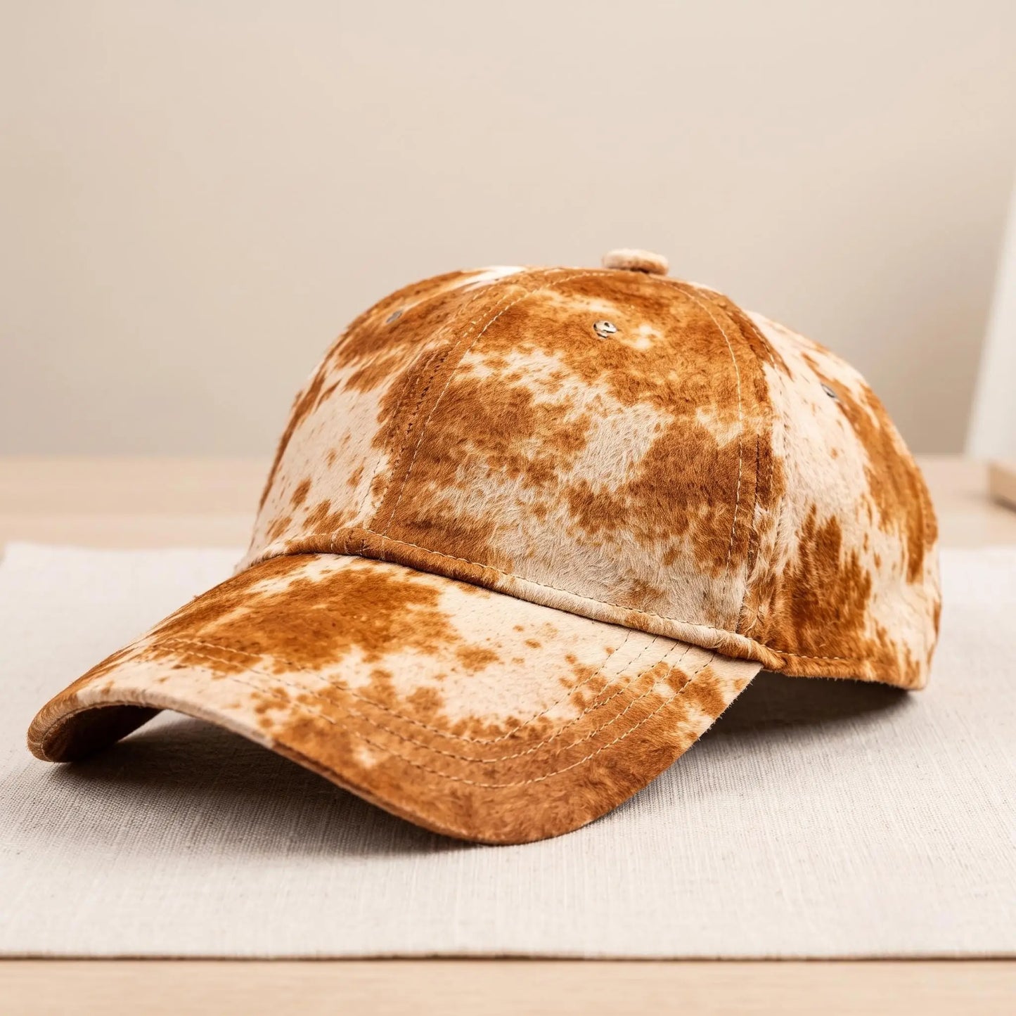 Cowhide Leather Cap – Genuine Western Baseball Hat