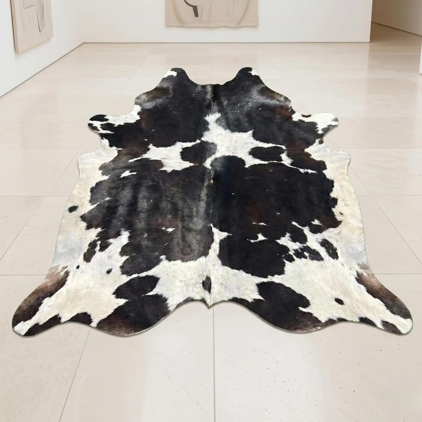 Genuine Natural Hair On Cowhide Rug – Unique & Authentic
