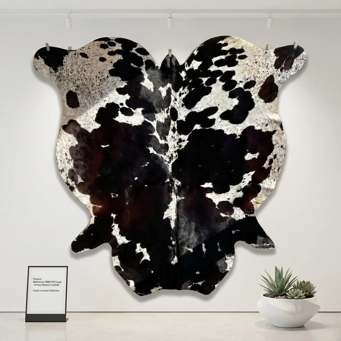 Genuine Natural Hair On Cowhide Rug – Unique & Authentic