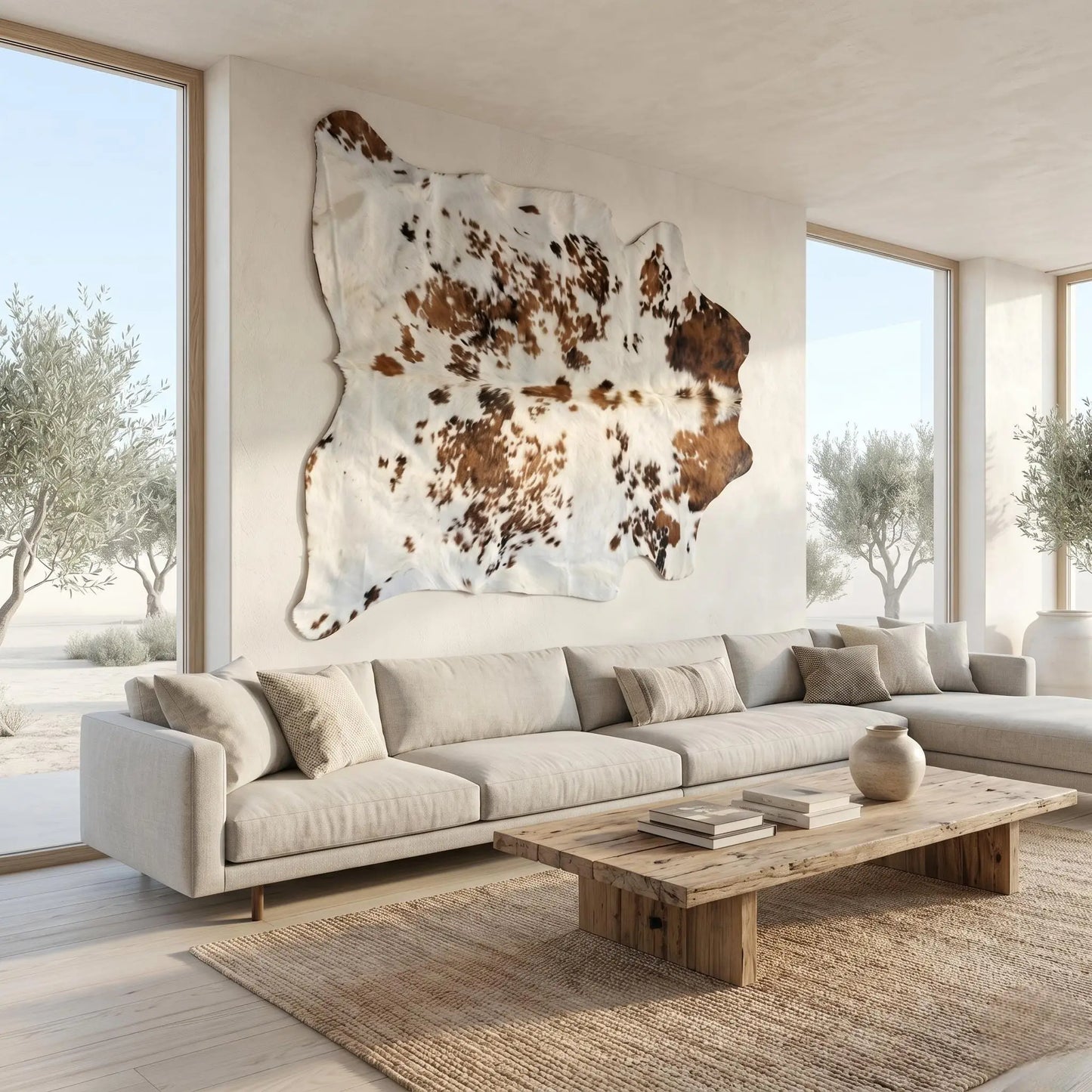 Genuine Natural Cowhide Rug – Unique Luxury Home Decor