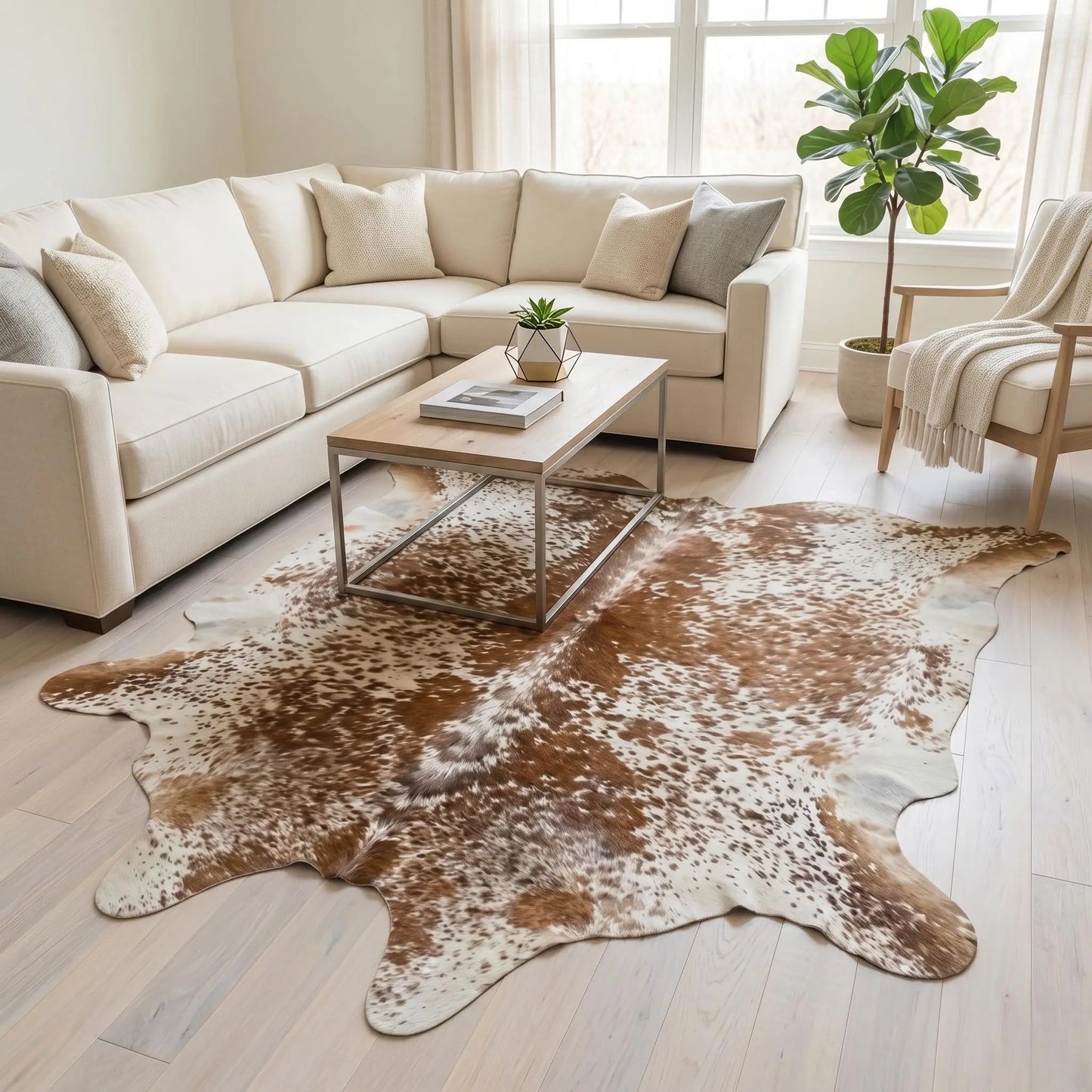 Genuine Natural Cowhide Rug – Unique Luxury & Timeless Style