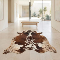 Genuine Natural Cowhide Rug –  One-of-a-Kind Real Leather Decor