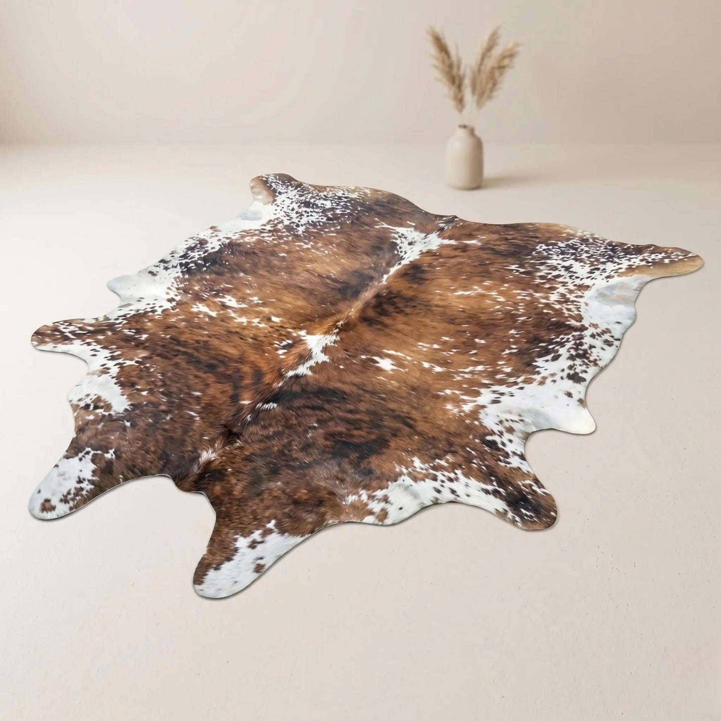Genuine Natural Hair on Cowhide Rug – Unique Durable Home Accent Wall hanging