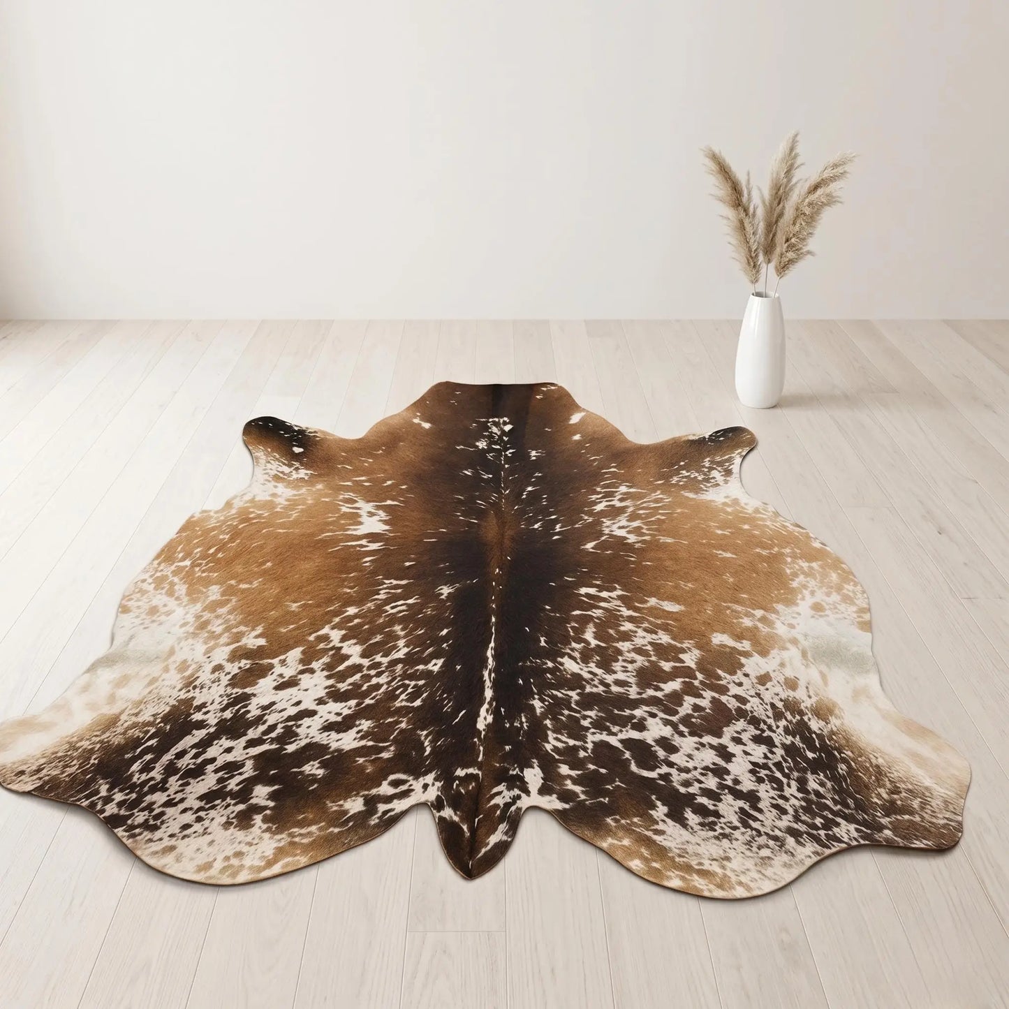 Genuine Natural Hair on Cowhide Rug – Unique Durable Home Accent Wall hanging