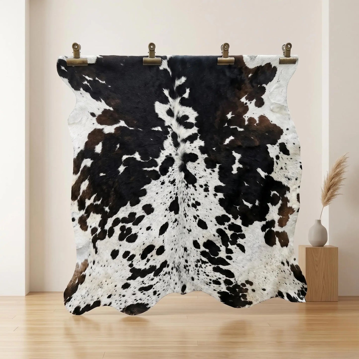 Genuine Natural Hair On Cowhide Rug – Unique & Ethically