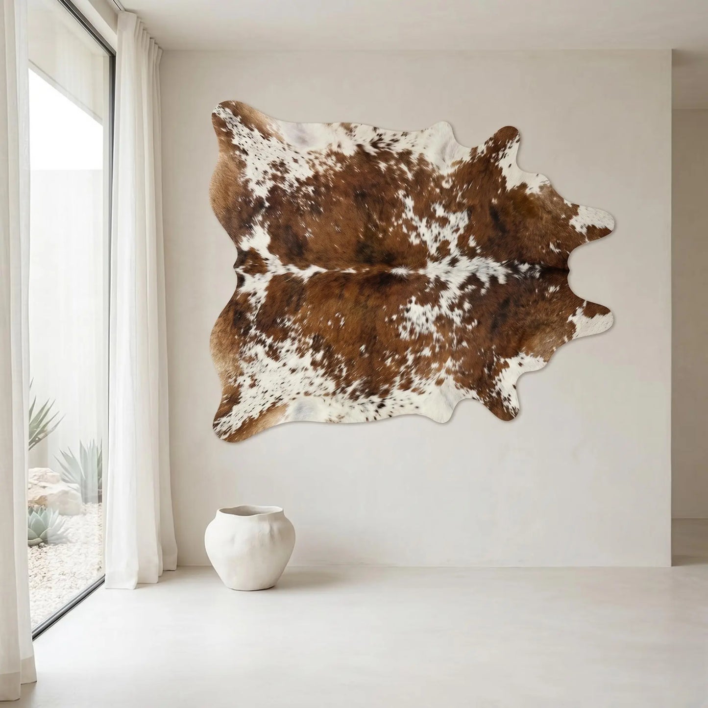Genuine Natural Hair On Cowhide Rug — One-of-a-Kind Home Decor