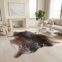 Genuine Natural Hair On Cowhide Rug — One-of-a-Kind Home Decor