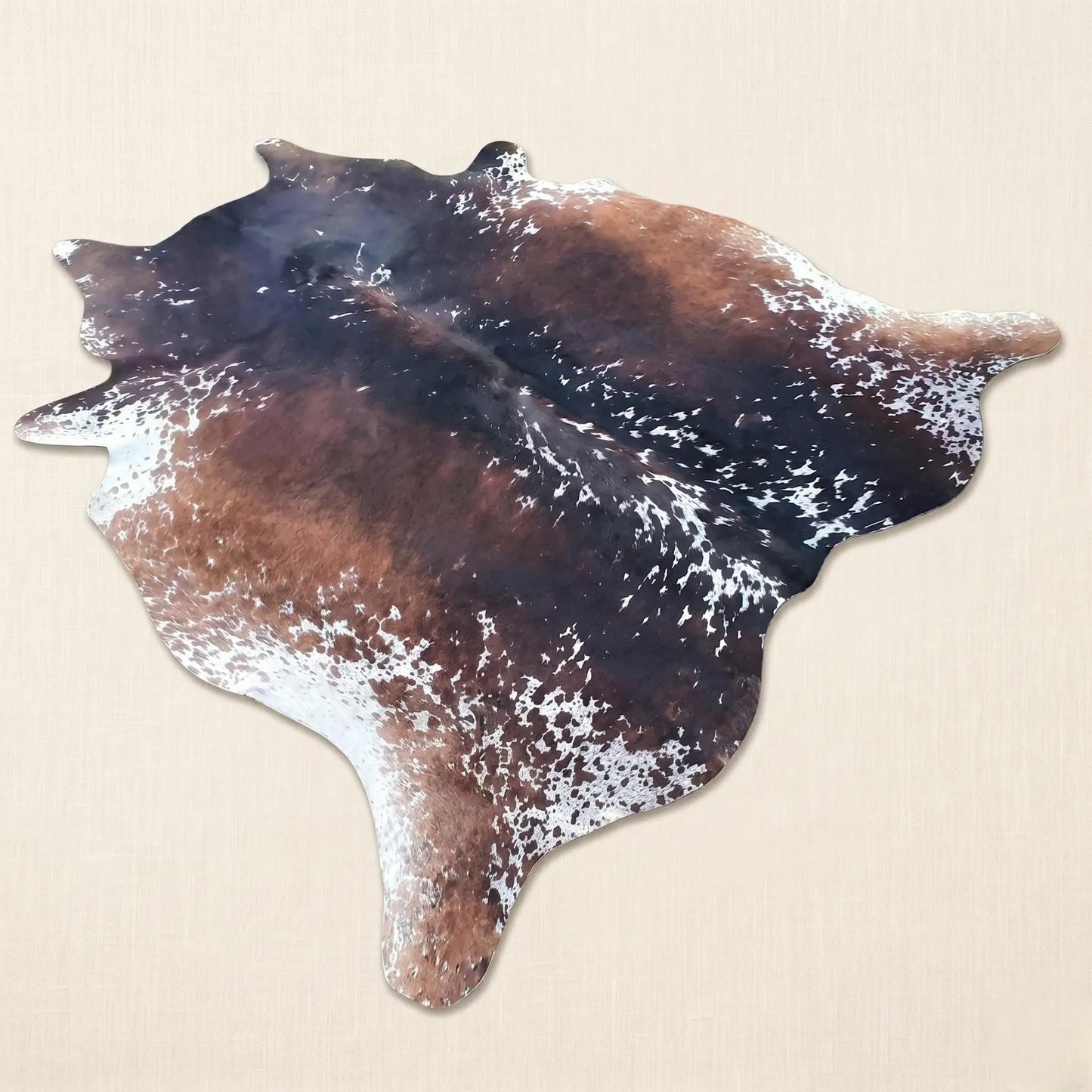 Genuine Natural Hair On Cowhide Rug — One-of-a-Kind Home Decor