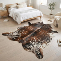 Genuine Natural Hair On Cowhide Rug — One-of-a-Kind Home Decor