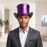 Metallic Green Steampunk Top Hat – Deluxe St. Patrick's Day & Cosplay Costume Accessory
