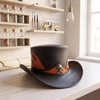 Forge Your Identity with the Ultimate Men's Leather Top Hat