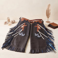 Hand-Tooled Leather Rodeo Chaps – Western Show & Bull Riding Gear