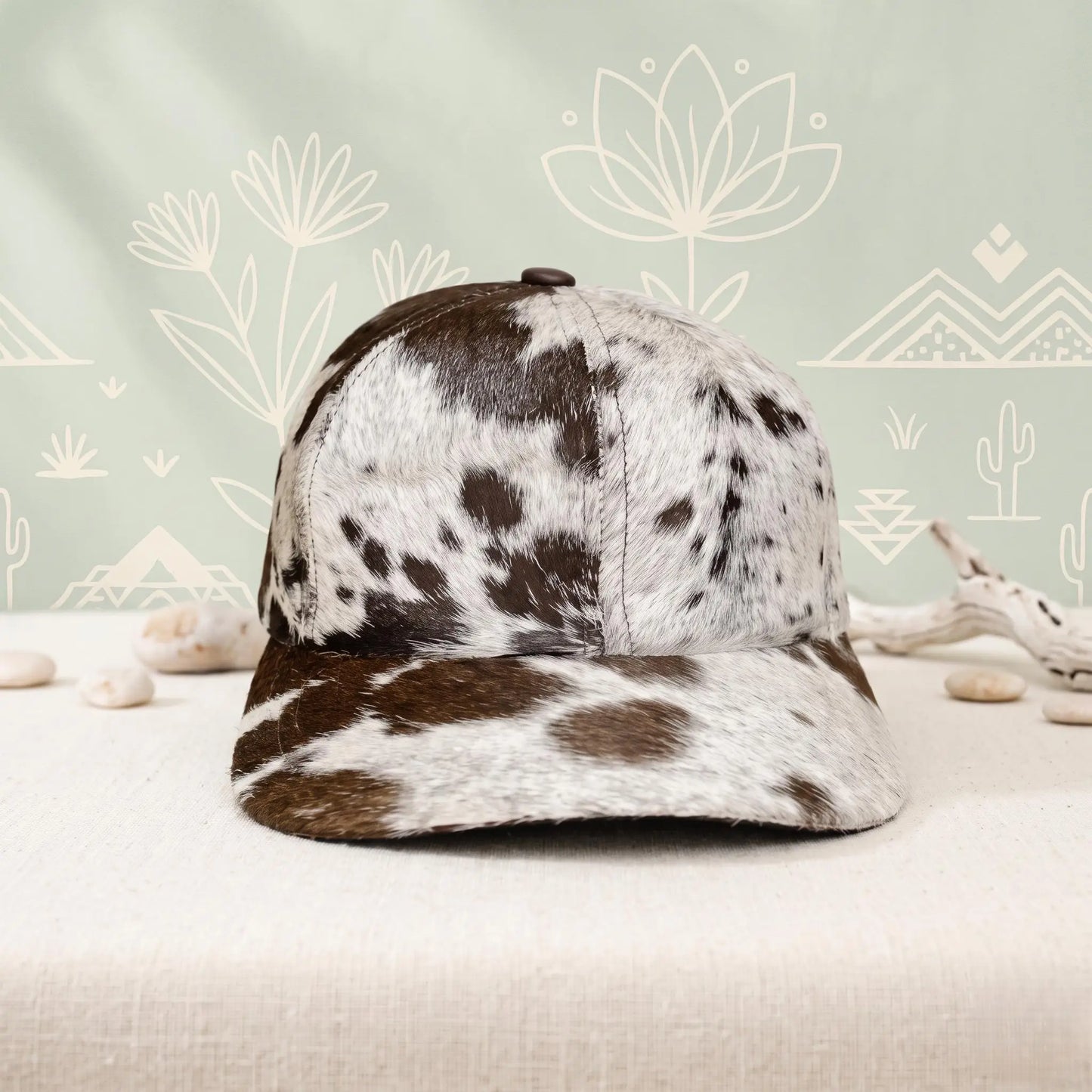Stand Out with a Handcrafted Cowhide Leather Baseball Cap
