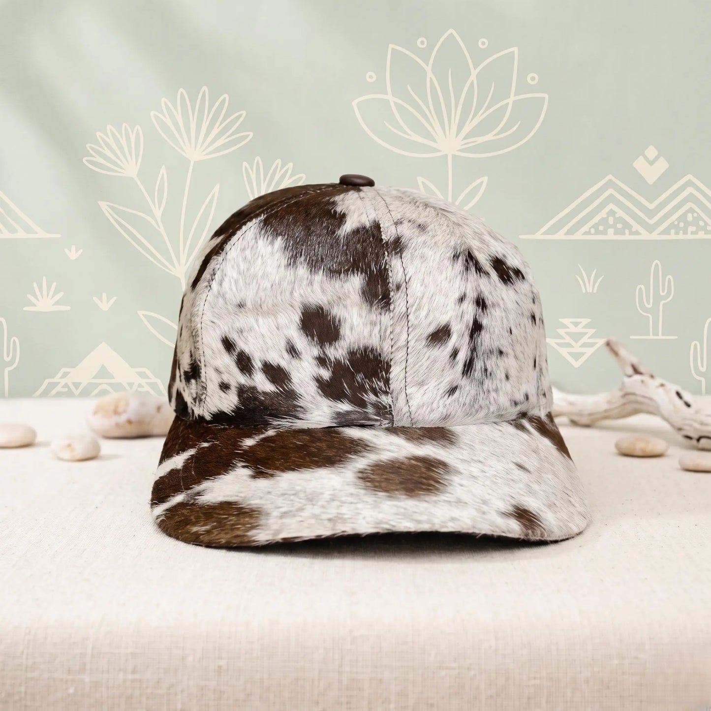 Stand Out with a Handcrafted Cowhide Leather Baseball Cap