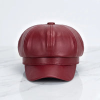 Handcrafted Leather Baker Boy Cap – Vintage Newsboy Style