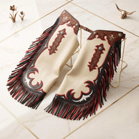 Hand-Tooled Leather Rodeo Chaps | Custom Western Show & Bull Riding Gear
