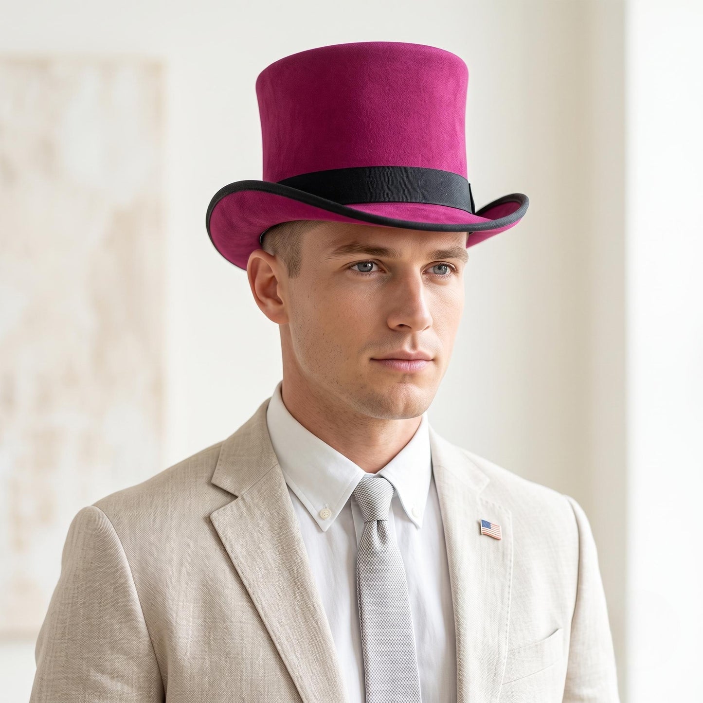 Pink Victorian Steampunk Top Hat – Gothic Festival & Cosplay Accessory