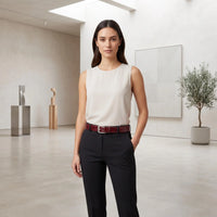 Make a Statement: Handmade Red Crocodile Embossed Leather Belt