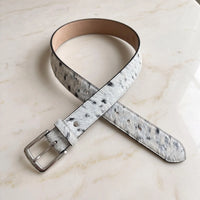 Genuine Hair-On Cowhide Leather Belt | Western Spotted Fashion Accessory