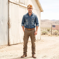 Cowhide Leather Cap – Genuine Western Baseball Hat