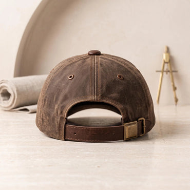 TAKEKO LEATHER Distressed Canvas Baseball Cap | Vintage Unisex Dad Hat