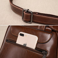 Full Grain Leather Backpack Purse for Women | Handmade Vintage Travel Bag