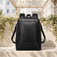 Full-Grain Leather Backpack | 14-Inch Laptop & Travel Daypack